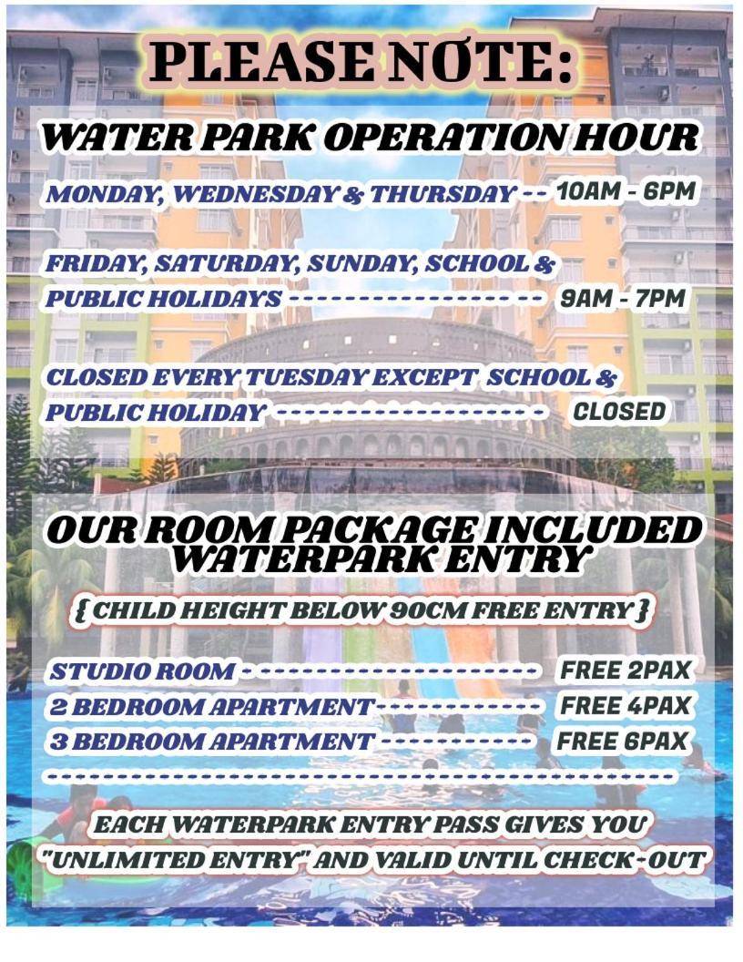Melaka Top Largest Waterpark Resort - By Youbnb Homestay Melaka Esterno foto
